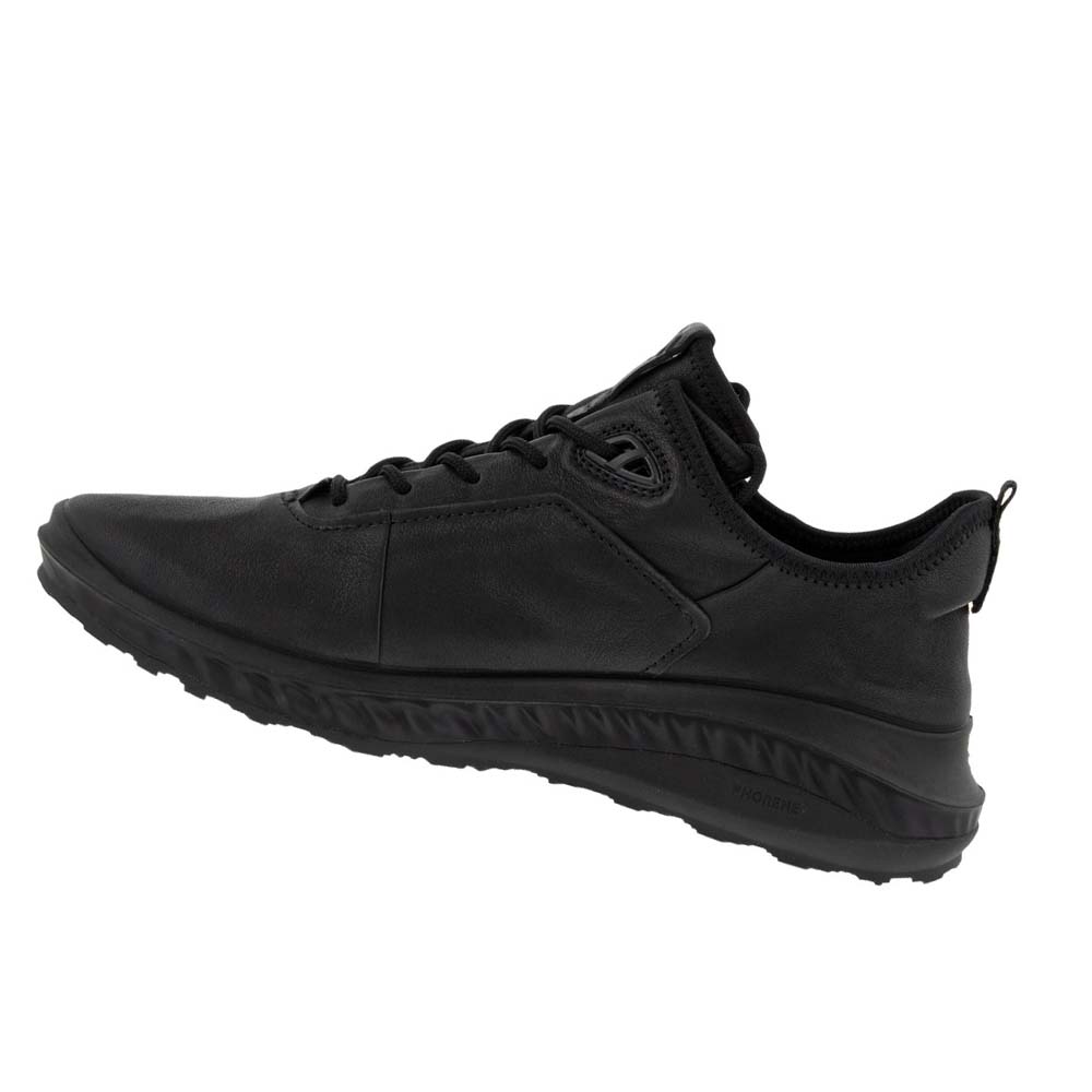 Men's Ecco St.360 Street Sneakers Black | USA 661WNB